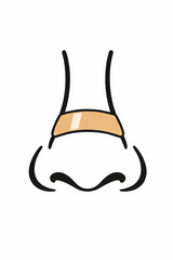 Nose bridge icon
