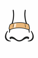 Nose bridge icon